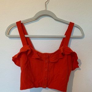 red crop top